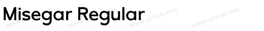 Misegar Regular字体转换